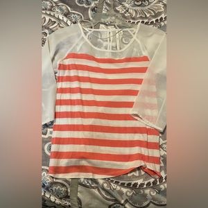 LC raglan stripe top